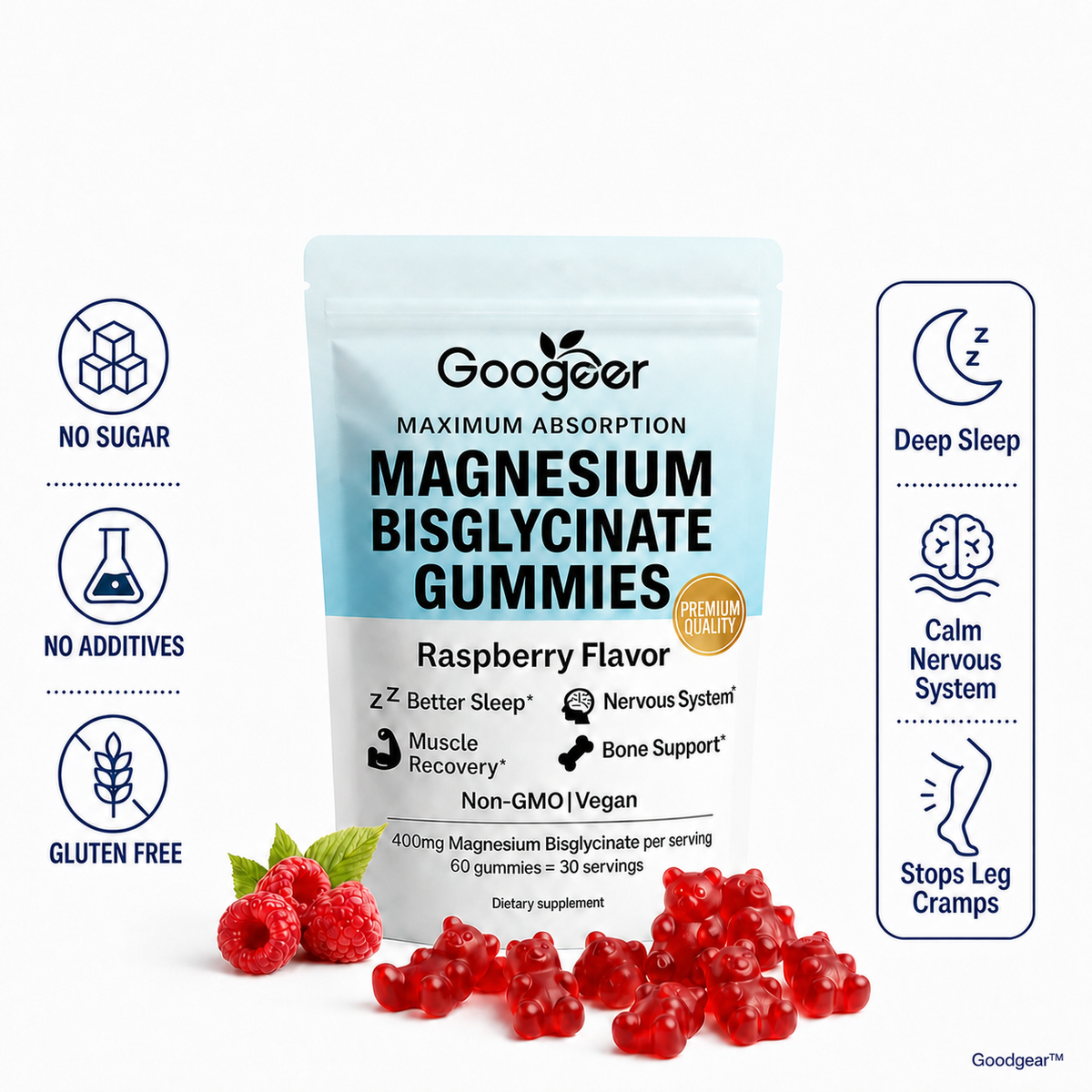 Nestly Magnesium Bisglycinate Gummies